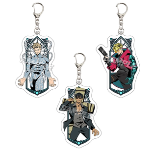 枪神TRIGUN周边钥匙扣渡边巧大 诸贯哲朗 阿比留隆彦亚克力挂件