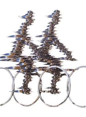 城市广场c抽象艺术雕塑户外大型不锈钢金属创意落地摆件步行街装