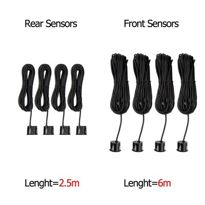Sinovcle Car Parking Senusor Kit 8 Sensors 22mm LCD Display
