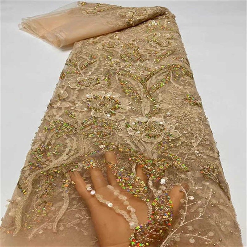 热销网布珠管绣重工刺绣r面料 亮片网纱时装婚纱礼服蕾丝绣花面料,居家布艺,海绵垫/布料/面料/手工diy,淘宝优惠券,粉丝福利购,淘宝优惠卷