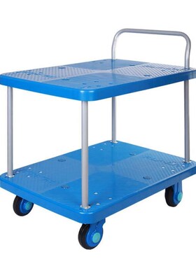 (uni-silent)手推车825*500mm拉货车20Q0kg单扶手小推车双层