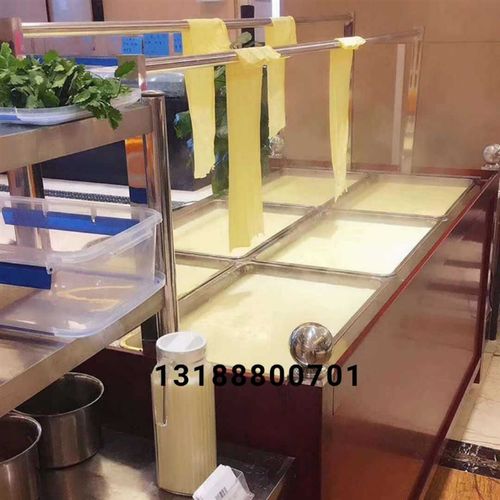 供应河南酒店易操作腐竹豆皮机 绿色健康豆皮机R 厂家直供免费技