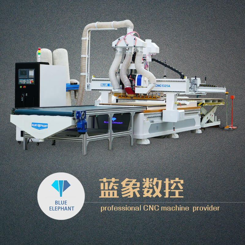 加工定制直排全自动开料机 木工开料板材加工中心 蓝象数控