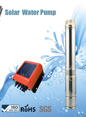 吉鹿3SPC3.8/180-D110/1500 太阳能光伏水泵系统 不锈钢水泵离心