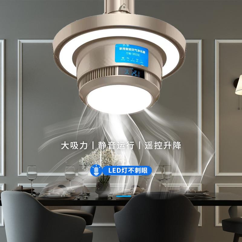 高端直吸排式烟TB680118灯外排灯吊风抽烟机房麻将机馆室空气净化