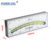 水平尺玻璃管水平泡水准仪 塑料水平气泡高精度水准泡120便携式