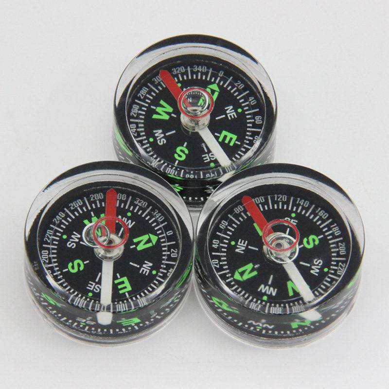 塑料指南针水平仪高精度水平气泡万向水平仪3015迷你微型罗盘仪