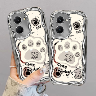 C可爱Y37pro高级m标准版 创意Y36i 简约狗爪猫咪 Y35M 适用VIVOY3手机壳Y30G电镀奶油Y31S全包Y32T防摔Y33E时尚