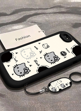 适用vivoG1G2手机壳T1/X硅胶T2全包T2x防摔U1网红U3X爆款X9/i/S动漫X9plus/X9splus新年XNote黑色KT猫