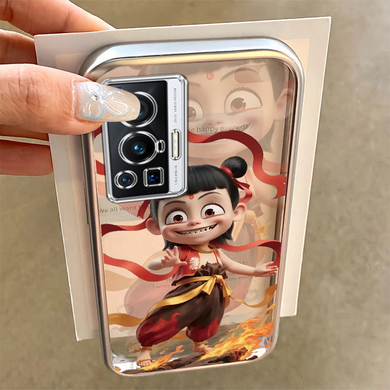 新款防摔时尚网红创意哪吒手机壳