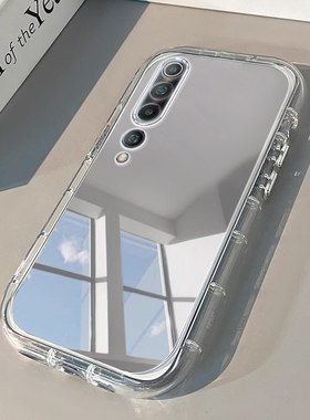 适用小米9手机壳mini10/S硅胶10pro全包小米11软壳11青春版防摔防滑外壳保护套卡通时尚小众个性透明泡芙壳