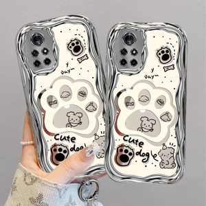 适用华为nova4/5/6/7/8手机壳Pro电镀奶油SE全包i防摔活力版时尚4G5G创意可爱爆款网红小众高级简约狗爪猫咪