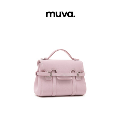 muva迷你真皮多背法通勤双肩包
