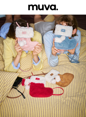 【k姐推荐】MUVA圣诞穿搭靴子包秋冬斜挎轻便2025新品