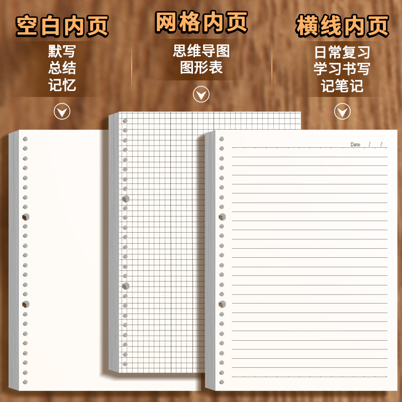 牛皮纸笔记本子可拆卸线圈本子