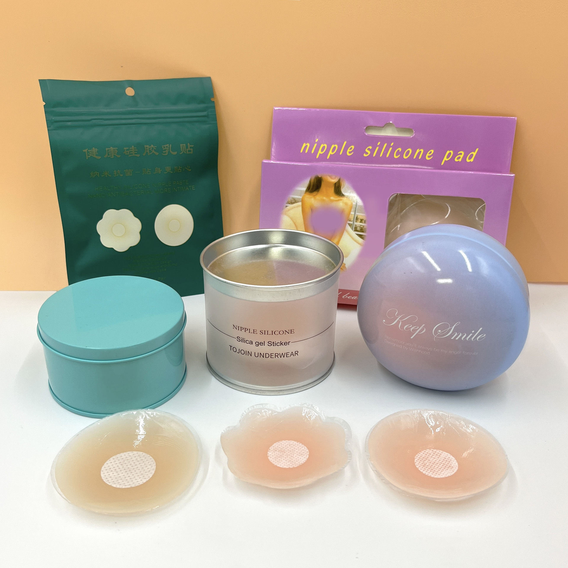 美国NuBra胸贴硅胶小乳贴乳头贴防走光夏季日用隐形内衣乳晕贴