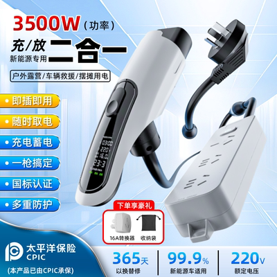 随车智能充电放电一体枪
