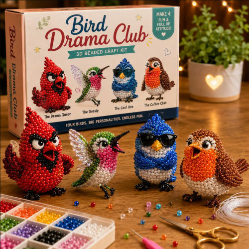 Creative Beaded Mini World 3D DIY Kit Collection创意珠子diy