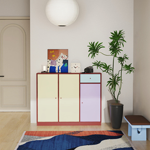 独也/Montana鞋柜多巴胺玄关柜北欧风现代简约多层收纳鞋架储物柜