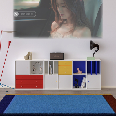 独也/Montana同款模块组合电视机柜落地矮书柜多巴胺餐边柜储物柜