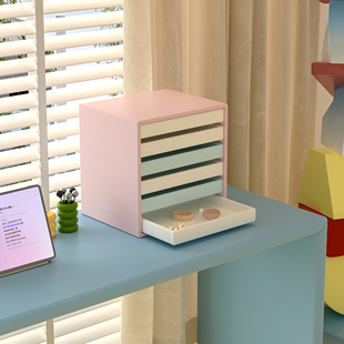 独也/Montana平替博主同款多巴胺超大首饰柜桌面收纳烤漆可定制