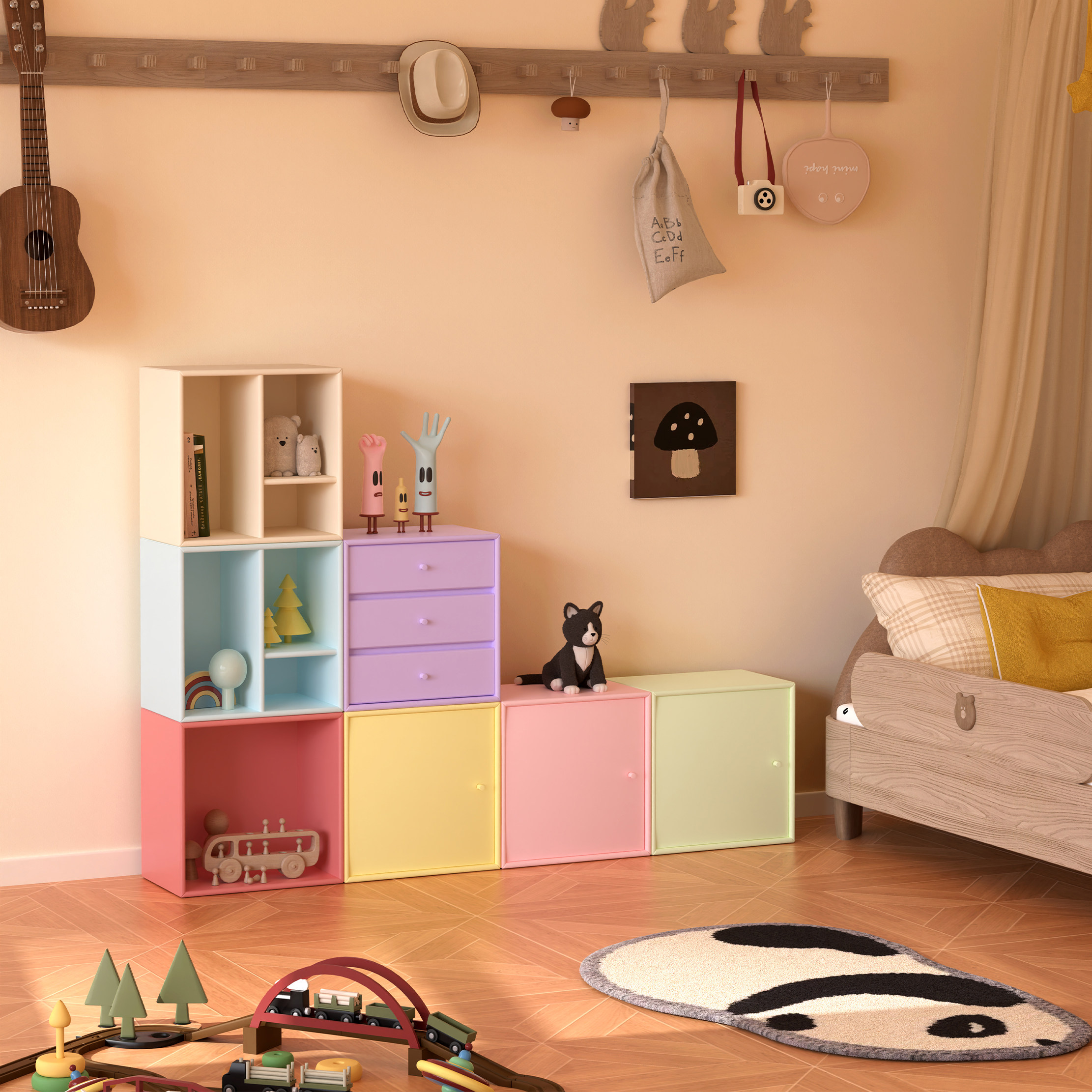 独也/Montana组合柜北欧彩色客厅柜书房书架柜置物柜多巴胺可定制,住宅家具,单个书柜,淘宝优惠券,粉丝福利购,淘宝优惠卷