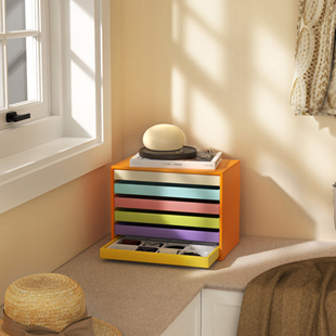 独也/Montana平替博主同款多巴胺超大首饰柜桌面收纳烤漆可定制