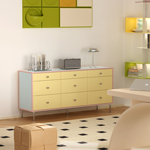 独也/Montana斗柜北欧风彩色客厅收纳柜卧室储物柜多巴胺可定制