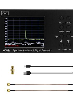 SA6 频谱分析仪 英文35MHZ- 6200MHz 信号发生器 无线电信号测量