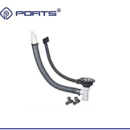 奥德思PJ-972双水槽双层过滤下水器管道装V置厨房水槽配件