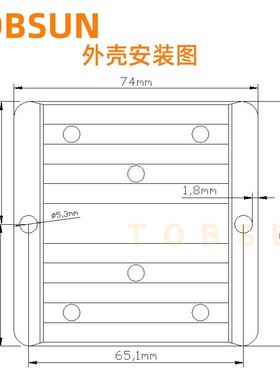 直流电源36V48V转24pV 10A变换器车载转换降压模块DC-DC480W足功