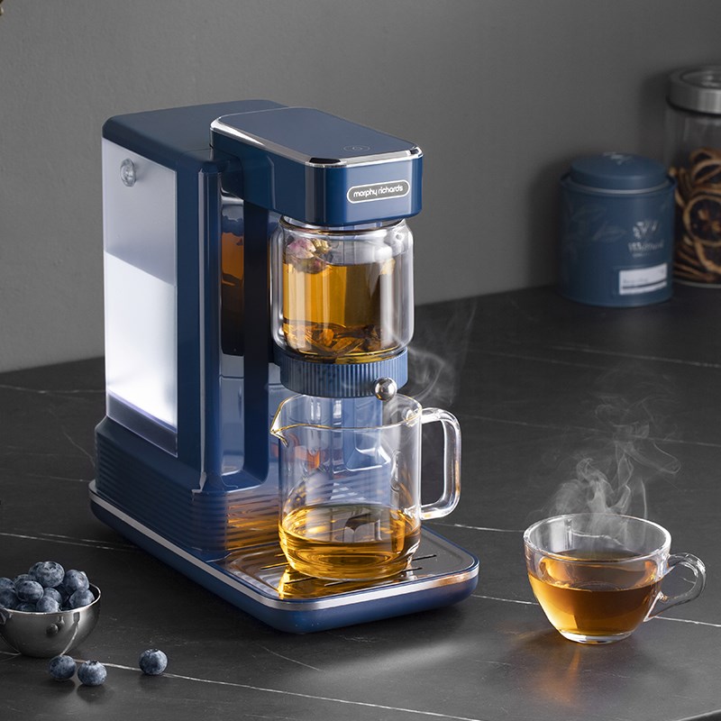 摩飞即热式茶饮机煮茶器饮水机养生壶办公室烧水壶V茶全自动泡茶