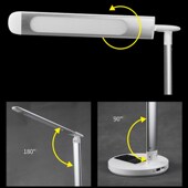 charging desk table office Wirealess reading lamp study thre