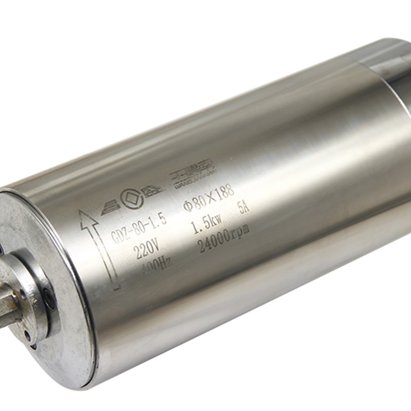 雕刻机主轴电机80h0/1.5/2.2/3.0/3.2/4.5/5.5KW昌盛+CS高速电机