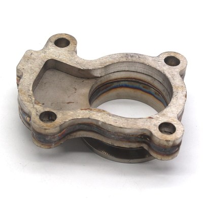 Garrett G15 urbo Wastegate Outlet Housing Flange WVith 2 51