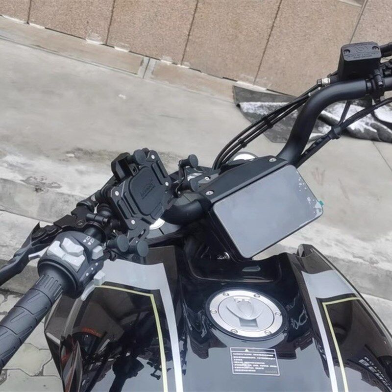 适用于奔达燎700改装变径前移加高大雁把车把Y龙头方向把