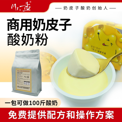 知己生物奶皮子酸奶粉发酵粉商用水果捞酸奶粉基底奶茶原料配料