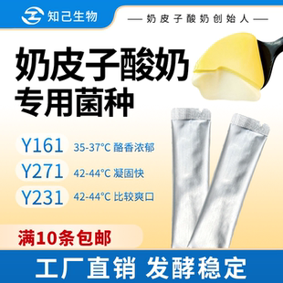 知己生物商用酸奶发酵菌粉奶皮子专用菌种自制酸奶原料基底奶茶