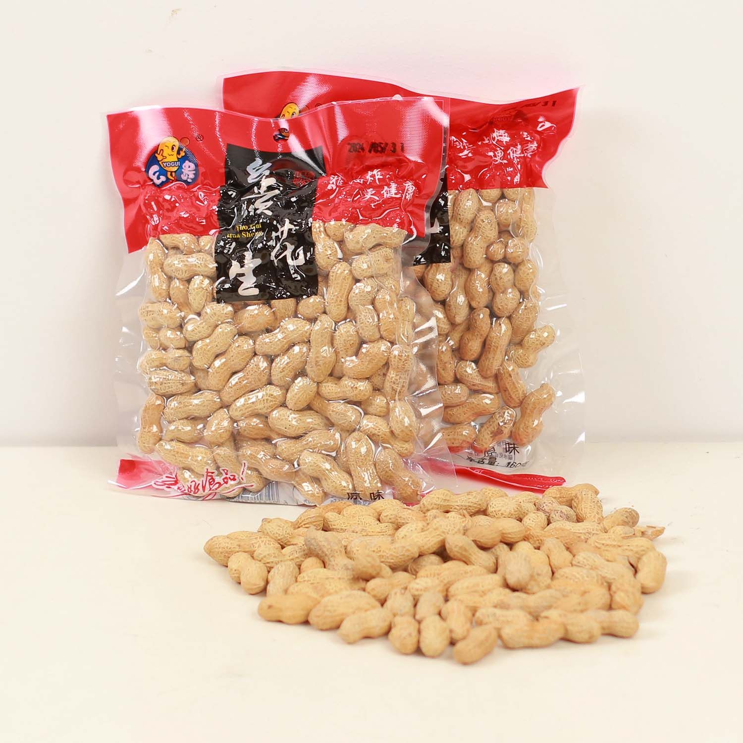 贵州织金农家网红爆款新鲜小珍珠花生铁锅炒原味熟带壳零食原味