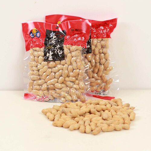 贵州织金农家网红爆款新鲜小珍珠花生铁锅炒原味熟带壳零食原味