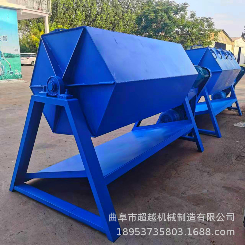 金属加工 超越滚筒式火烧铁除锈干磨机 可加多种磨料 现货秒发
