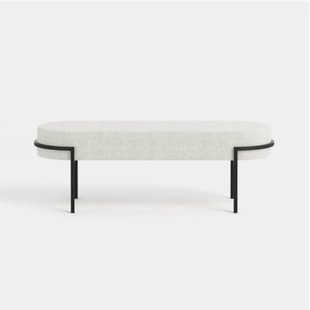 2026北欧换鞋凳奶油风家用餐凳长条凳子卧室床尾凳入户门口穿鞋凳