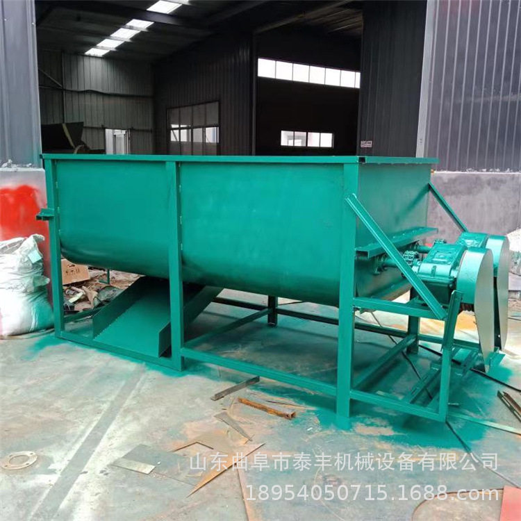 河北瓷砖粘结剂预混机 卧式粉碎搅拌一体机 饲养场用玉米破碎机