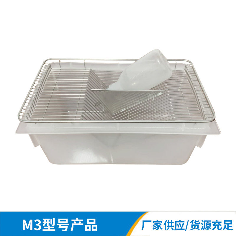 M-3实验室用不锈钢鼠笼繁殖笼饲养盒动物房仓鼠笼子实验鼠笼