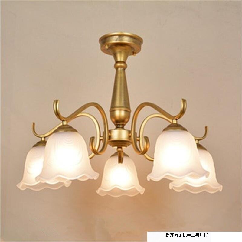 欧式铁艺返古铜复古吸吊灯客厅卧室餐厅书房美式简约灯饰新款直销