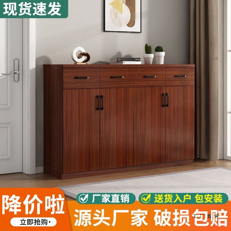 餐边柜多功能家用客厅储物茶水柜木质收纳柜靠墙简约飘窗阳台柜