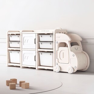 2026儿童玩具收纳柜客厅靠墙抽屉式超大容量分类多层置物架宝宝储