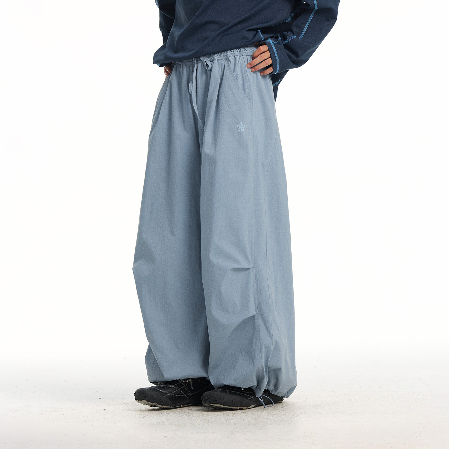 【chammy专属】江南先生户外三防速干加绒伞兵裤男女抽绳休闲裤