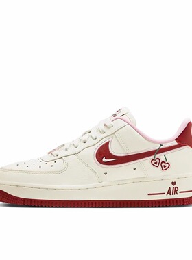 nike air force空军一号情人节粉色板鞋fd4616-161 lz仓