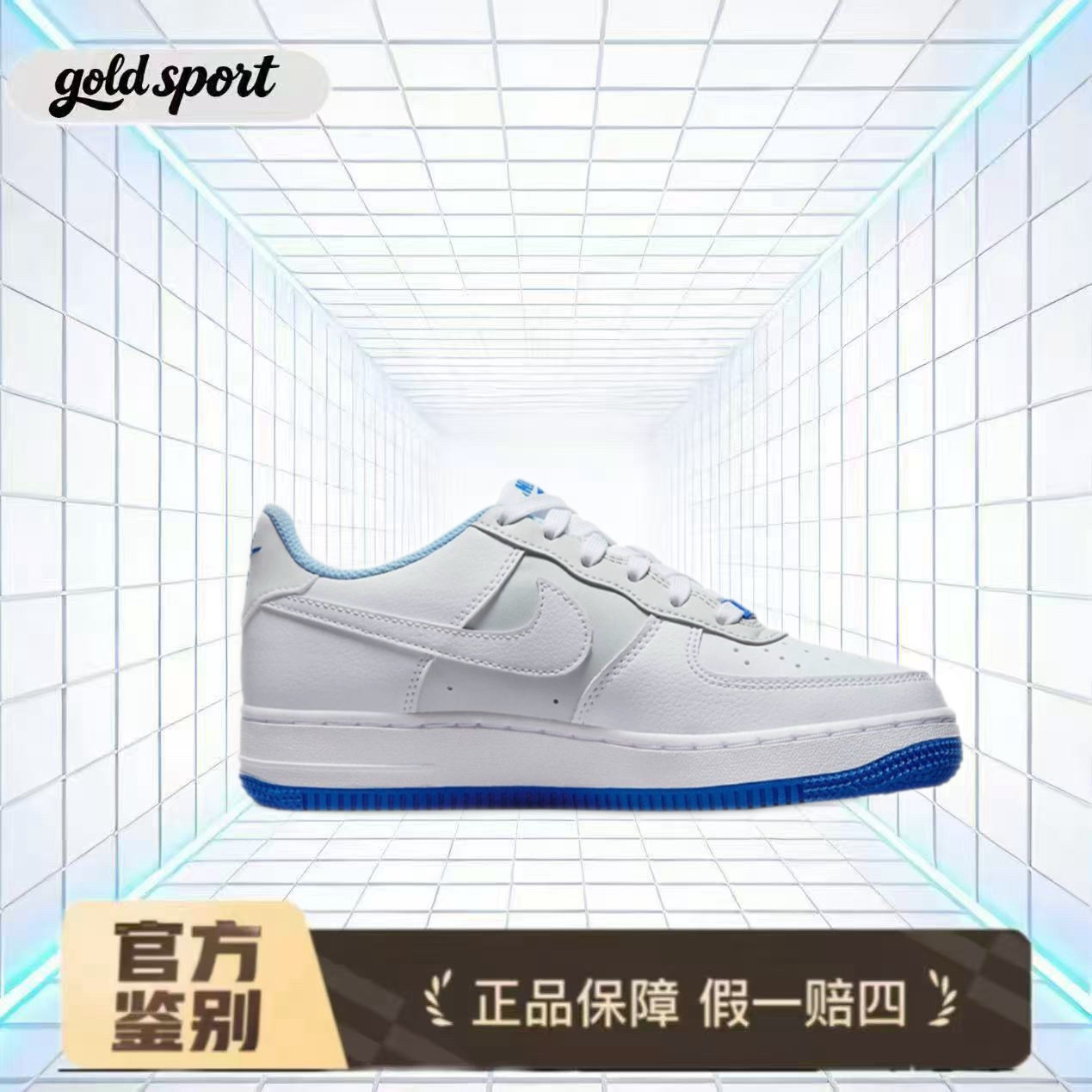 Nike Air Force 1 Low AF1双钩板鞋 特价断码FB1844-111广东lz仓